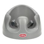 Nuby My Floor Seat - Portable Baby Chair with Soft Foam Cushion, Safety Harness, and High Back Design - 4+ Months - Gray