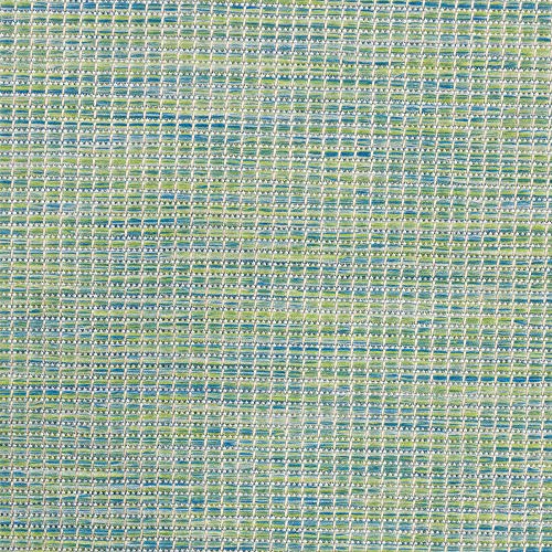 Nourison Home Positano Blue Green 2'2" x 10' Area Rug - Easy Clean, Non Shedding, Bed Room, Living Room, Dining Room, Kitchen (10' Runner) - color: Blue/Green, size: 2'2" x 10' (Runner)