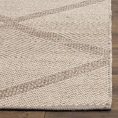 SAFAVIEH Montauk Collection Accent Rug - 2' x 3', Grey, Handmade Cotton, Ideal for High Traffic Areas in Entryway, Living Room, Bedroom (MTK821A) - color: Grey, size: 2' x 3' (Rectangular)