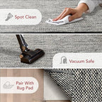 Nuloom Alessi Hand Woven, Grey, 11'6" x 14'6", Solid, Cotton, Soft and Gentle, High Traffic, Stain Resistant, Easy Clean, Durable Area Rug for Bedroom, Living Room, Dining Space, Den, Foyer, Entryway - color: Grey, size: 11'6" x 14'6" (Rectangular)