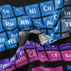 Sanzugh Periodic Table of Elements Poster Tapestry, Science Lab Chemistry Educational Decor Art Tapestries Wall Hanging for Classroom Kids Bedroom Dorm Teacher Office Desk Decor 80X60