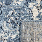 SAFAVIEH Charleston Collection Accent Rug - 2' x 4', Navy & Creme, Traditional Design, Ideal for High Traffic Areas in Hallway, Bathroom & Home Office (CHL411N-24) - color: Navy/Creme, size: 2' x 4' (Rectangular)
