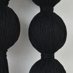 Jakalin Macrame Wall Hanging Black Boho Wall Art Tassel Wall Decor Modern Fiber Wall Art for Living Room Bedroom Office