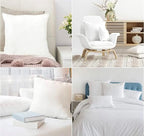 16 x 16 Throw Pillow Insert - Pack of 4 White, Down Alternative Pillow Inserts for Decorative Pillow Covers, Throw Pillows for Bed, Couch Pillows for Living Room (16" x 16" (Pack of 4))