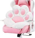 MOONBEEKI Cat Paw Cushion Chair Comfy Kawaii Plush Seat Cushions Shape Lazy Pillow for Gamer Chair 28"x 24" Cozy Floor Cute Seat Kawaii for Girl Worker Gift, Dining Room Bedroom Decorate （White）