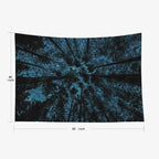 EMMTEEY Forest Tapestry - Aesthetic Night Sky Scene with Stars and Clouds - Perfect for Families - 60x40