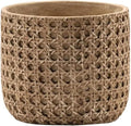 Napco Woven Pattern Planter, Small