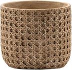 Napco Woven Pattern Planter, Small