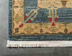 Unique Loom Edinburgh Collection Area Rug - Canmore (6' 1" x 9' Rectangle, Navy Blue/ Tan) - color: Navy Blue/Tan, size: 6'1" x 9' (Rectangular)