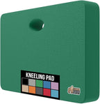 GORILLA GRIP Extra Thick Patent Pending Supportive Foam Kneeling Pad, Large Cushion Knee Pads for Gardening, Baby Bath Time, Dirt and Water Resistant, Workout and Garden Supplies, 17.5x11, Green