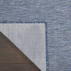 Nourison Home Positano Navy Blue 2'2" x 12' Area Rug - Easy Clean, Non Shedding, Bed Room, Living Room, Dining Room, Kitchen (12' Runner) - color: Navy Blue, size: 2'2" x 12' (Runner)