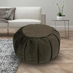 Louis Donné Unstuffed Flannel Fabric Ottoman Pouf Cover Footstool Pouffe Cover Replacement Outdoor Upholstered Foot Rest Storage Solution for Kids Pet Christmas Living Room Home Decor ONLY Cover