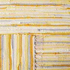 SAFAVIEH Rag Rug Collection Accent Rug - 2'6" x 4', Gold & Multi, Handmade Boho Stripe Cotton, Ideal for High Traffic Areas in Entryway, Living Room, Bedroom (RAR129N) - color: Gold/Multi, size: 2'6" x 4' (Rectangular)