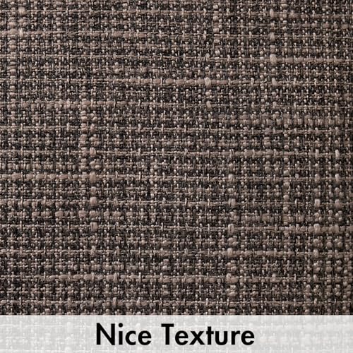 MIULEE Burlap Linen Throw Pillow Covers 20x20 Inch Set of 2 Dark Coffee Decorative Pillows Modern Farmhouse Pillowcases Soft Accent Cushion Covers for Outdoor Couch Sofa Bedroom Livingroom Home Decor - color: Dark Coffee, size: 20" x 20" (Pack of 2)