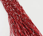 1x2 M Door String Curtain Rare Flat Silver Ribbon Thread Fringe Window Panel Room Divider Cute Strip Tassel for Wedding Coffee House Restaurant Parts, Claret - color: Claret Red