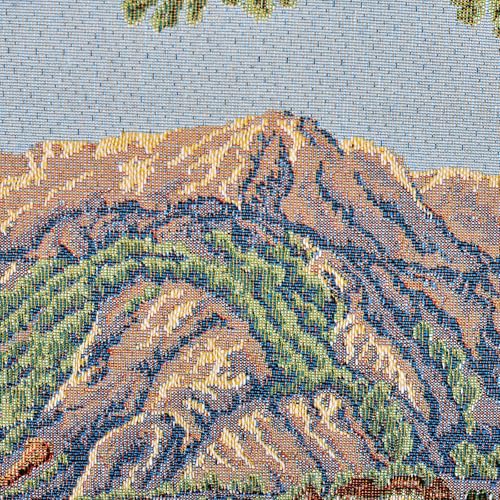 AureoMadis Medieval Vintage Tapestry Wall Hanging - Botticelli's Spring Art Replica, Jacquard Woven Aesthetic Set with Tassels, Telescopic Rod, Rope & Hooks for Bedroom & Living Room Decor (42"x27") (Earthy：Hunting Scene-Finished Edges) - color: Earthy：Hu