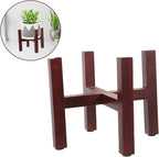 Wooden Flowerpot Stand Plant Stand Boho Decor Solid Wood Pot Rack for Display