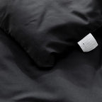 ROSGONIA Oversized King Comforter 120x120, 3pcs Super King Comforter (1 Black Comforter & 2 Pillowcases) Lightweight Warm Bedding Set Blanket Quilt