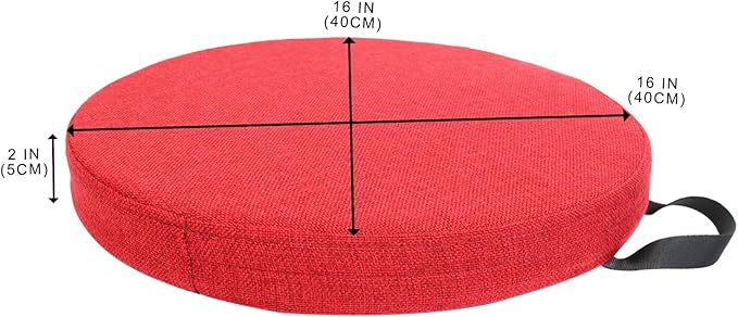 6 Pcs Flexible Floor Cushion, Floor Cushions Easy to Clean and Carry,16''x16''x2'' Soft Cushion for Learning Sitting Daycare Chair Yoga and Meditation (Linen)
