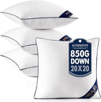 MIULEE 20x20 Pillow Inserts Set of 4 Throw Pillows Premium Down Alternative Pillow Inserts Square Decorative Pillow Stuffer for Sofa, Couch (20x20 inch, Set of 4)
