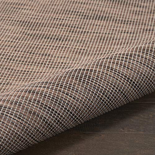 Nourison Home Positano Natural 8' x 10' Area Rug - Easy Clean, Non Shedding, Bed Room, Living Room, Dining Room, Kitchen (8' x 10') - color: Natural, size: 8' x 10' (Rectangular)