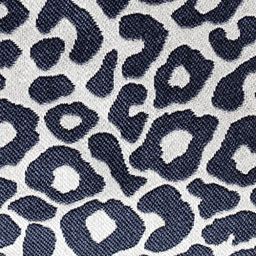 Anji Mountain Artisan Crafted Cotton Blend Pouf Ottoman | Versatile Floor Seating & Footstool for Living Room | Modern Boho Home Décor Accent | Filled Pouffe - color: Obsidian Leopard