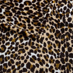 Betsey Johnson - Plush Throw Blanket for Couch or Bed, Soft Reversible Western Fleece Throw, Cozy Printed Soft Blanket, Etched Leopard Brown, 50" x 70" - color: Etched Leopard Brown