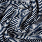 Bed Blanket, Queen Size (79 x 90 Inch), Cotton-Rich Blend, Soft Textured Woven Coverlet, Easycare, Lightweight & Breathable Bed Layering, All Season Bedding, Navy Blue - color: Navy Blue, size: Queen