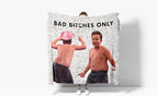 Gibby Bad B*tches Only Tapestry, Funny Flag for College Dorm, Available in Sizes from 40" to 90", Skin-Friendly Soft High-Definition Meme Tapestry(Size:90"×60")