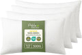 Ashler Throw Pillow Inserts- 14x22 Pillow Inserts with Air Layer, Premium Bed and Couch Pillows - Indoor Decorative Throw Pillow, Lumbar Cushion Sham Stuffer, Pack of 4, White