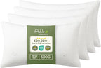 Ashler Throw Pillow Inserts- 14x22 Pillow Inserts with Air Layer, Premium Bed and Couch Pillows - Indoor Decorative Throw Pillow, Lumbar Cushion Sham Stuffer, Pack of 4, White