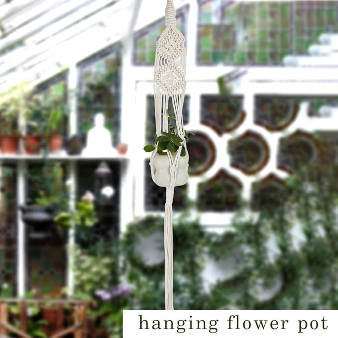 Hanging Planter for Indoor Plants,Macrame Plant Hanger,Plant Hanger,Hanging Plant Holder,Plant Hangers,Plant Holder,Plant Hangers Indoor,Macrame Plant Hangers for Indoor Outdoor Decor