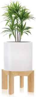 Wood Plant Stand Indoor/Outdoor for Plants, Large Size Planter Stand Holder,Sturdy and Stable Flower Pot Stand,Fits Most Size Flower Pots In Room (1 Pack-White)
