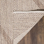 SAFAVIEH Montauk Collection Area Rug - 5' x 8', Beige, Handmade Cotton, Ideal for High Traffic Areas in Living Room, Bedroom (MTK821E) - color: Beige, size: 5' x 8' (Rectangular)