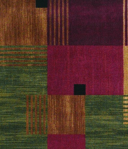 Mohawk Home Alliance Modern Geometric 5' x 8' Area Rug - Red - Perfect for Living Room, Dining Room, Office - size: 5' x 8' (Rectangular)