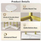 IBUYKE 6 Tier Plant Stand Indoor, Tall Flower Pot Stand for Multiple Plants, Tiered Corner Plant Shelf for Living Room Patio Balcony Garden, , Gold TMJ072G