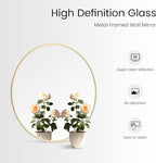 WallBeyond 20 inch Round Mirror Gold Circle Wall Mirror for Bathroom with Metal Framed, Round Wall Mirror for Wall Decor, Vanity, Entryway Living Room