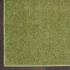 Nourison Home Nourison Essentials Green 2'2" x 7'6" Area Rug - Easy Clean, Non Shedding, Bed Room, Living Room, Dining Room, Kitchen (8' Runner) - color: Green, size: 2'2" x 7'6" (Runner)