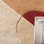 SAFAVIEH Rodeo Drive Collection Accent Rug - 2' x 3', Beige & Multi, Handmade Mid-Century Modern Abstract Wool, Ideal for High Traffic Areas in Entryway, Living Room, Bedroom (RD845A) - color: Beige/Multi, size: 2' x 3' (Rectangular)