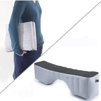 FMS Car Travel Inflatable Mattress Back Seat Gap Pad Mattress Air Bed Cushion Camping Air Couch (Gray)
