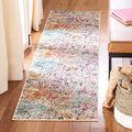 SAFAVIEH Madison Collection Runner Rug - 2'2" x 6', Grey & Pink, Modern Abstract Design, Non-Shedding & Easy Care, Ideal for High Traffic Areas in Living Room, Bedroom (MAD460A) - color: Grey/Pink, size: 2'2" x 6' (Runner)
