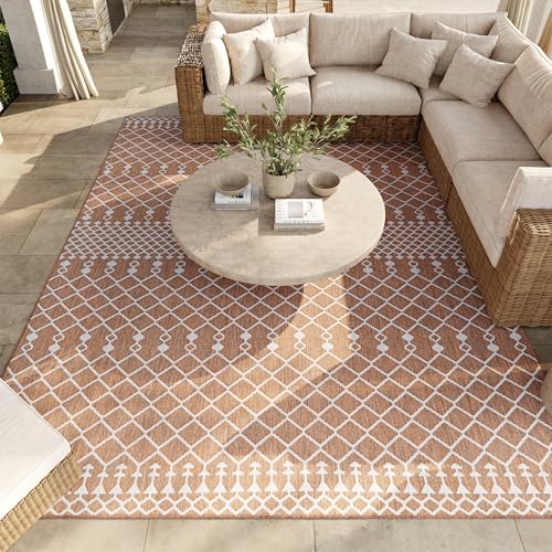 Nourison Home Positano Jute 12' x 15' Area Rug - Easy Clean, Non Shedding, Bed Room, Living Room, Dining Room, Kitchen (12' x 15') - color: Jute, size: 12' x 15' (Rectangular)