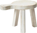 Creative Co-Op Decorative Wood Pedestal, White