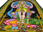 Kartikeya sequins sitara Cotton Wall Hanging Painting : Size 43"x30" Inches - color: Kartikeya