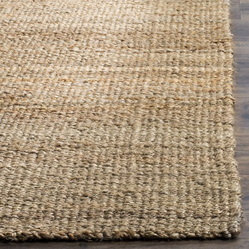 SAFAVIEH Natural Fiber Collection Area Rug - 5' x 8', Natural, Handmade Farmhouse Jute, Ideal for High Traffic Areas in Living Room, Bedroom (NF732A) - size: 5' x 8' (Rectangular)