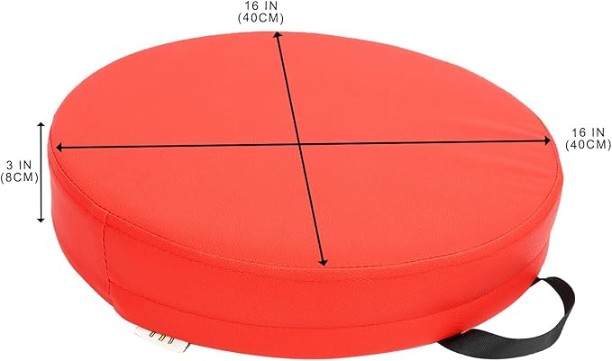 6 Pcs Flexible Seating, Waterproof Floor Cushions Easy to Clean and Carry,16''x16''x3'' Soft Seat Cushion for Learning Sitting Daycare Chair Yoga and Meditation (PU Leather)