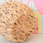 Handwoven Seagrass Plant Basket - Lightweight Decorative Storage for Indoor Garden(7.87inch)