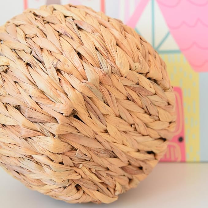 Handwoven Seagrass Plant Basket - Lightweight Decorative Storage for Indoor Garden(7.87inch)