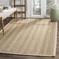 SAFAVIEH Area Rug 3x5 - Natural Fiber Collection - Natural & Beige, Seagrass, Herringbone Pattern with Border (NF115A) - color: Natural/Beige, size: 3' x 5' (Rectangular)