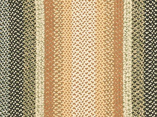 SAFAVIEH Washable Rug Outdoor Braided Collection - 3' x 5' Oval, Multi, Handmade & Reversible, Non-Shedding & Easy to Clean, Ideal for Patio, Backyard, Mudroom (BRD308A)